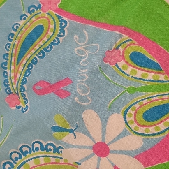 Lilly Pulitzer Ford Breast Cancer Awareness Scarf - Picture 6 of 7